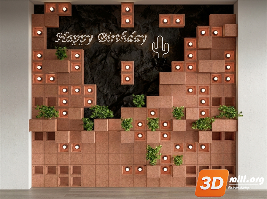 Stone Wall Skp Files